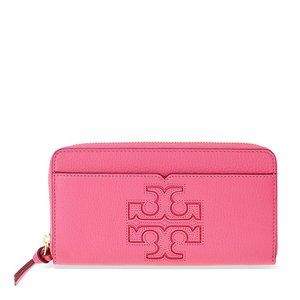 NEW WITH TAGS Tory Burch Harper Leather Zip Continental Wallet
